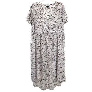 Torrid Sheer Floral Tunic